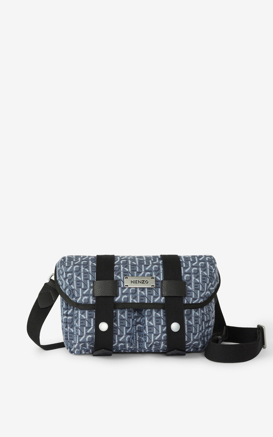 Riñonera Kenzo Courier jacquard Hombre Azul Marino Azules - SKU.6235484